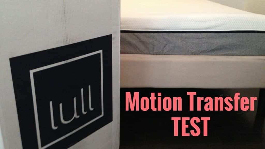 Lull Mattress Motion Transfer Test