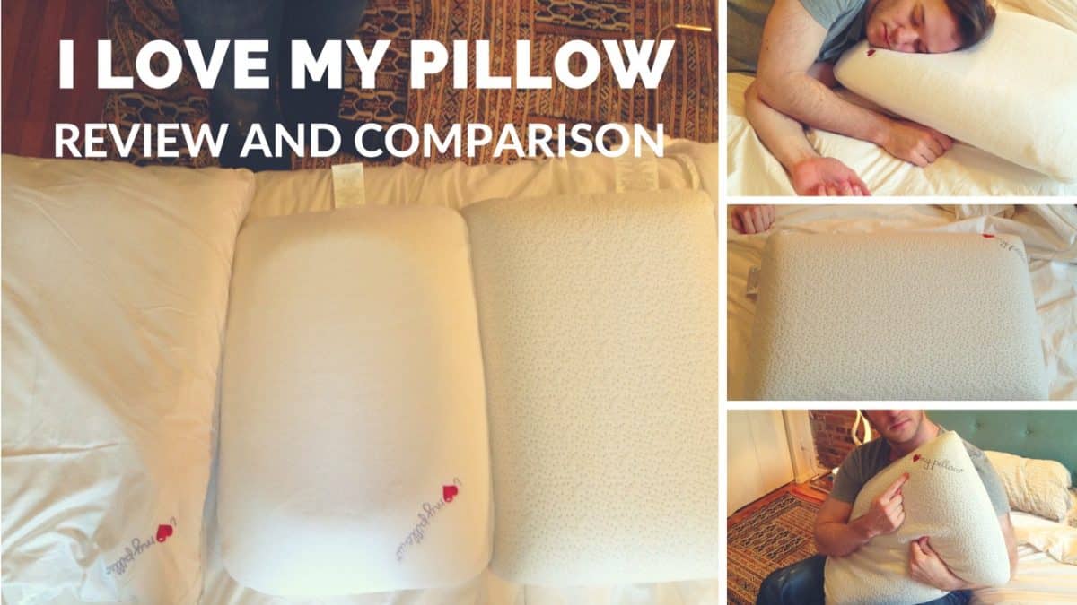 I Love My Pillow Contour Pillow