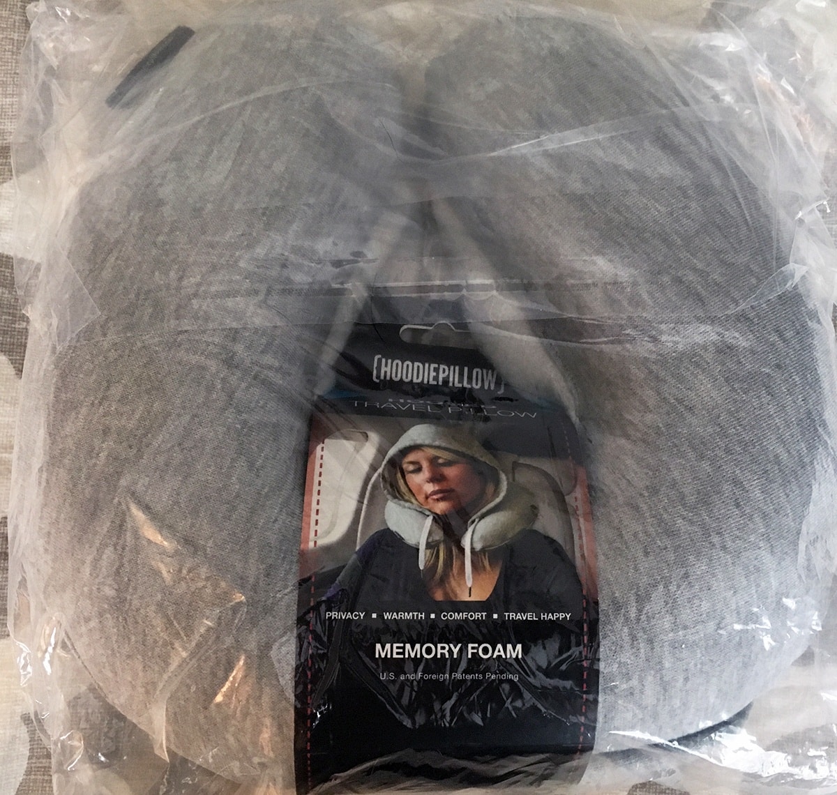 Memory Foam Travel HoodiePillow