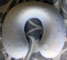 Aeris Memory Foam Travel Pillow