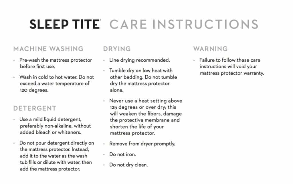 Sleep Tite Pr1me Mattress Protector Review (2024) Mattress Clarity