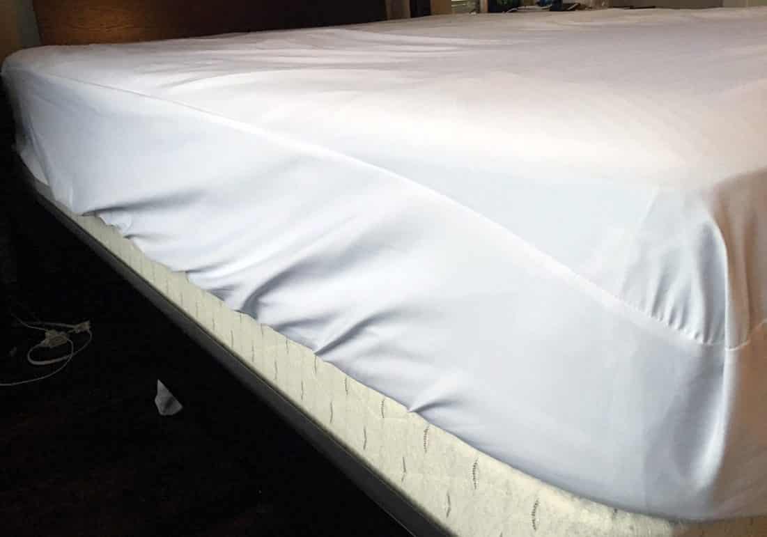 remove purple mattress cover
