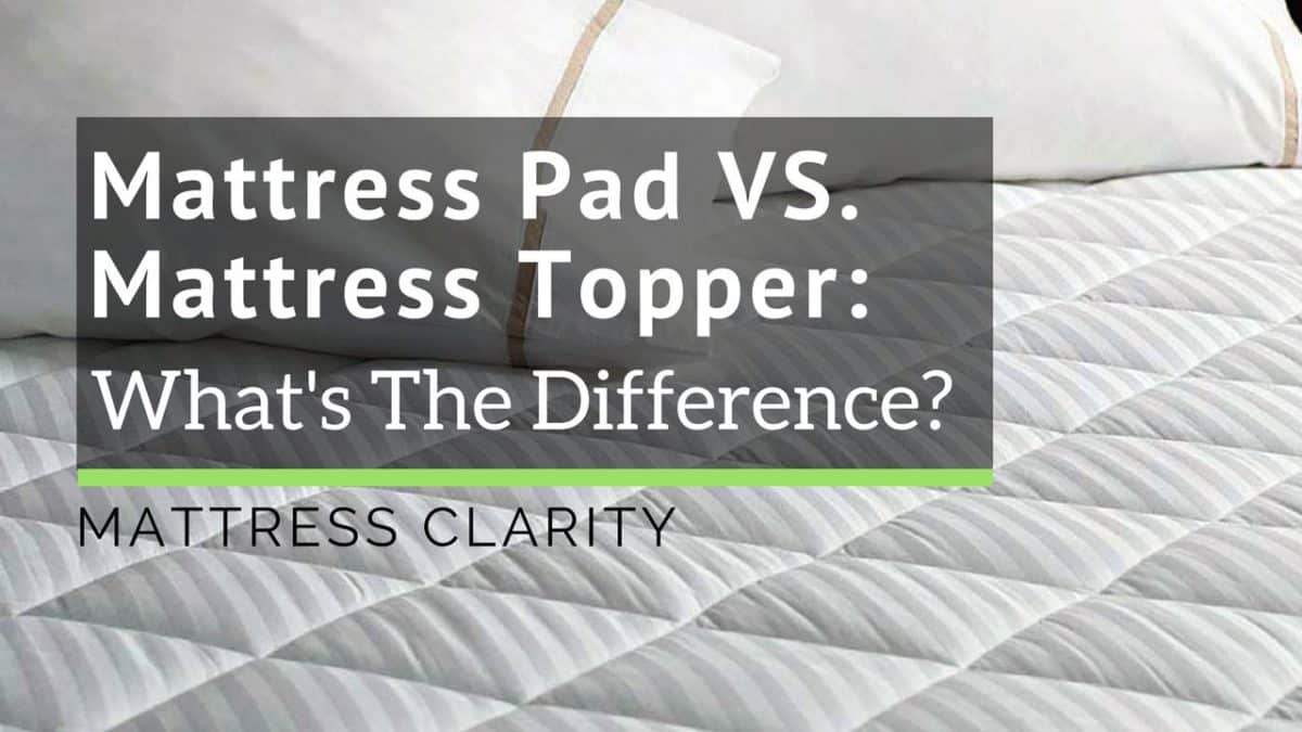 mattress pad topper difference