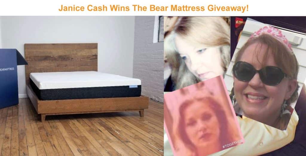 Bear Mattress Giveaway Winner