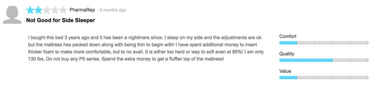 sleep number p5 review sleep number p5 review