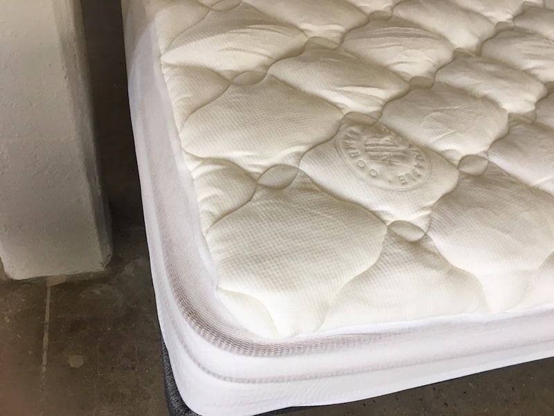 non-toxic no chemical organic bamboo mattress pad