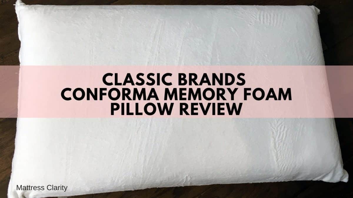 Details about   Classic Brands Conforma Ventilated Memory Foam Cushion Firm Pillow Queen 