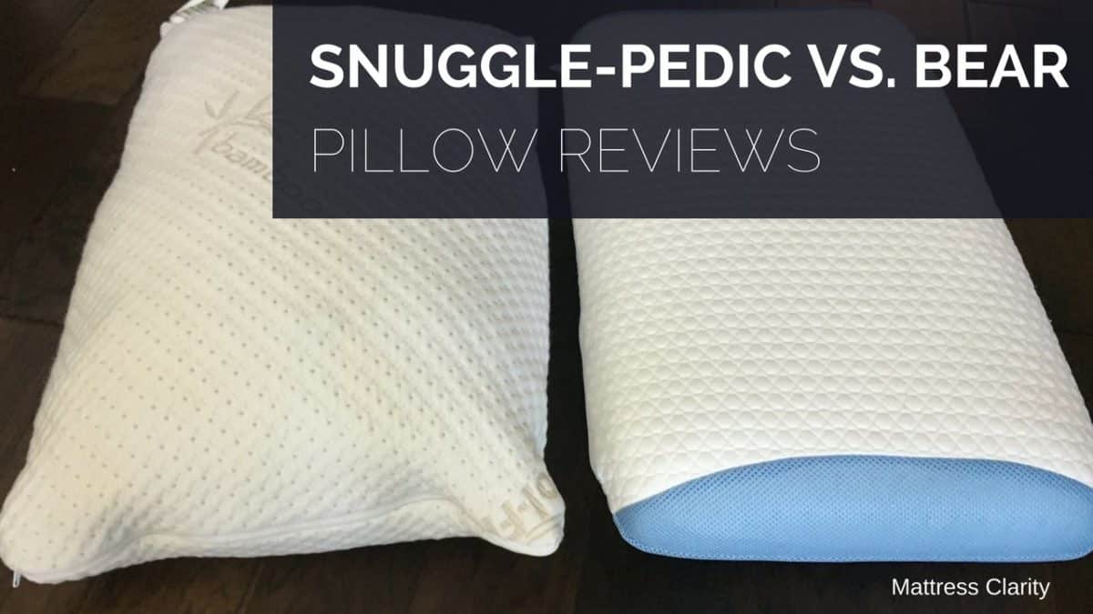SnugglePedic vs Bear Pillow (2024) Mattress Clarity
