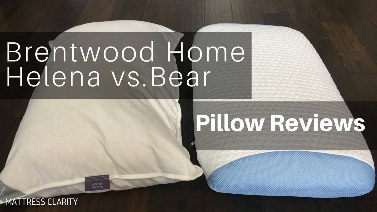 Pillow Reviews Brentwood Home Helena vs. Bear Mattress Clarity