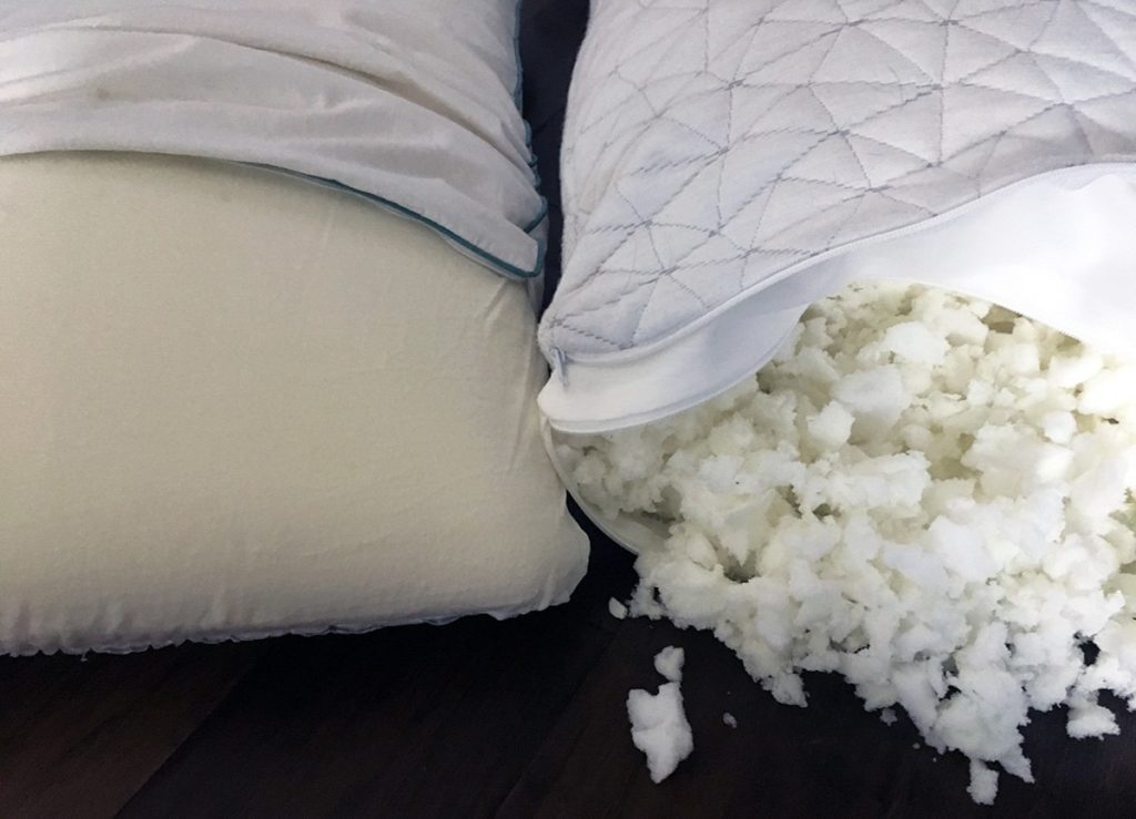 IsoCool Traditional vs Coop Sleep Goods Pillow Mattress Clarity