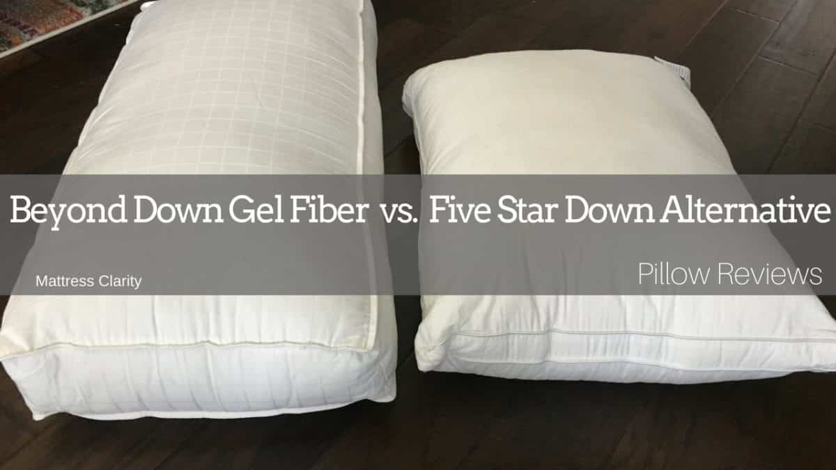 down supply gel fiber pillows