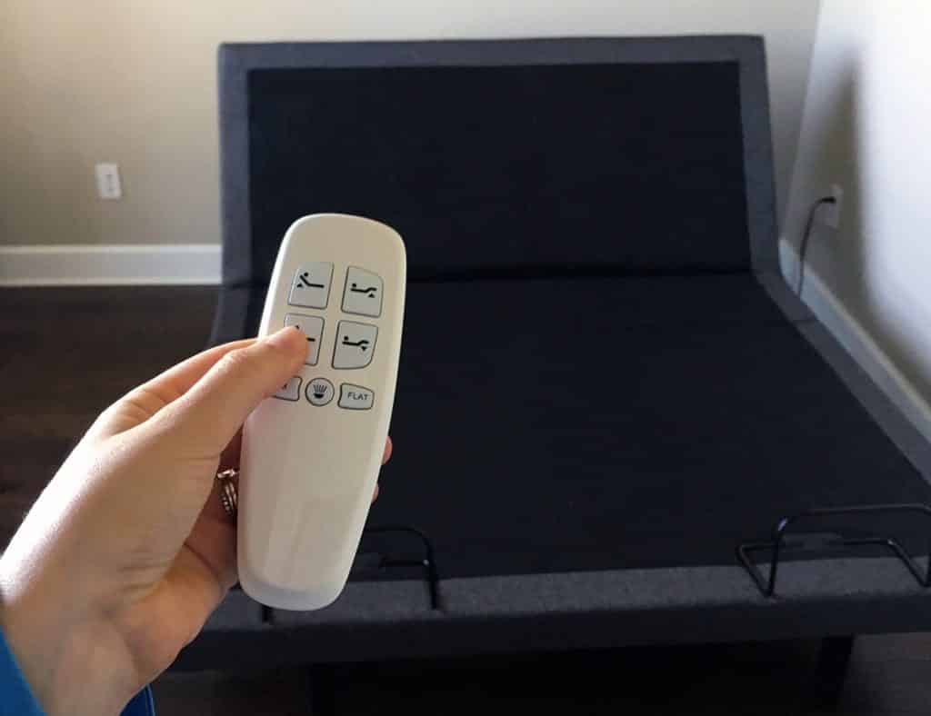 bed with remote control mattress