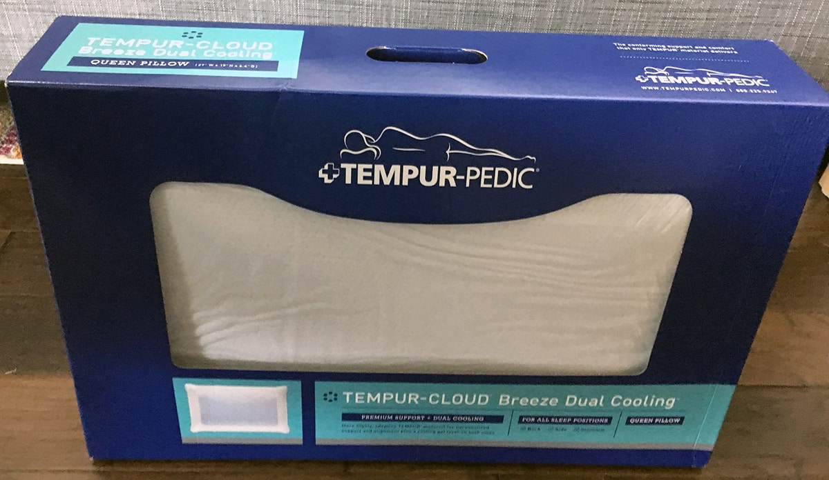 tempur pedic cloud dual breeze pillow