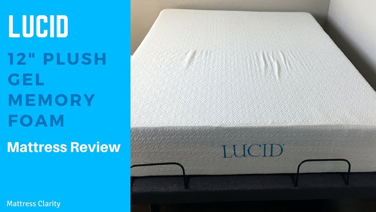 lucid cool gel memory foam mattress