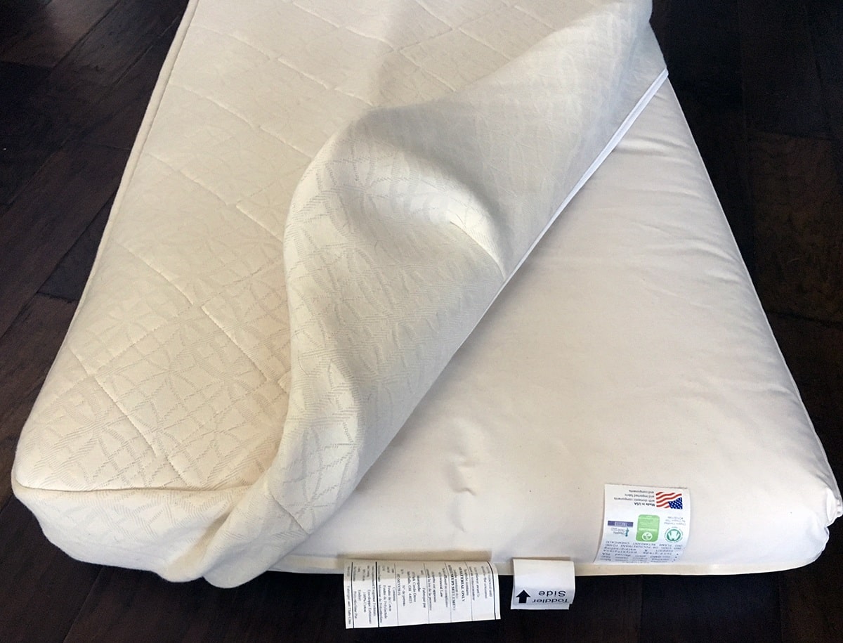naturepedic portable crib mattress pad