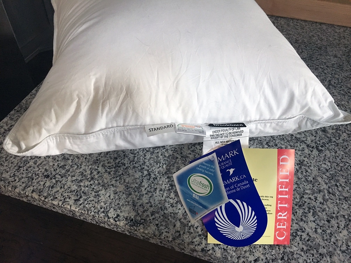 Brooklinen Mid-Plush Down Pillow