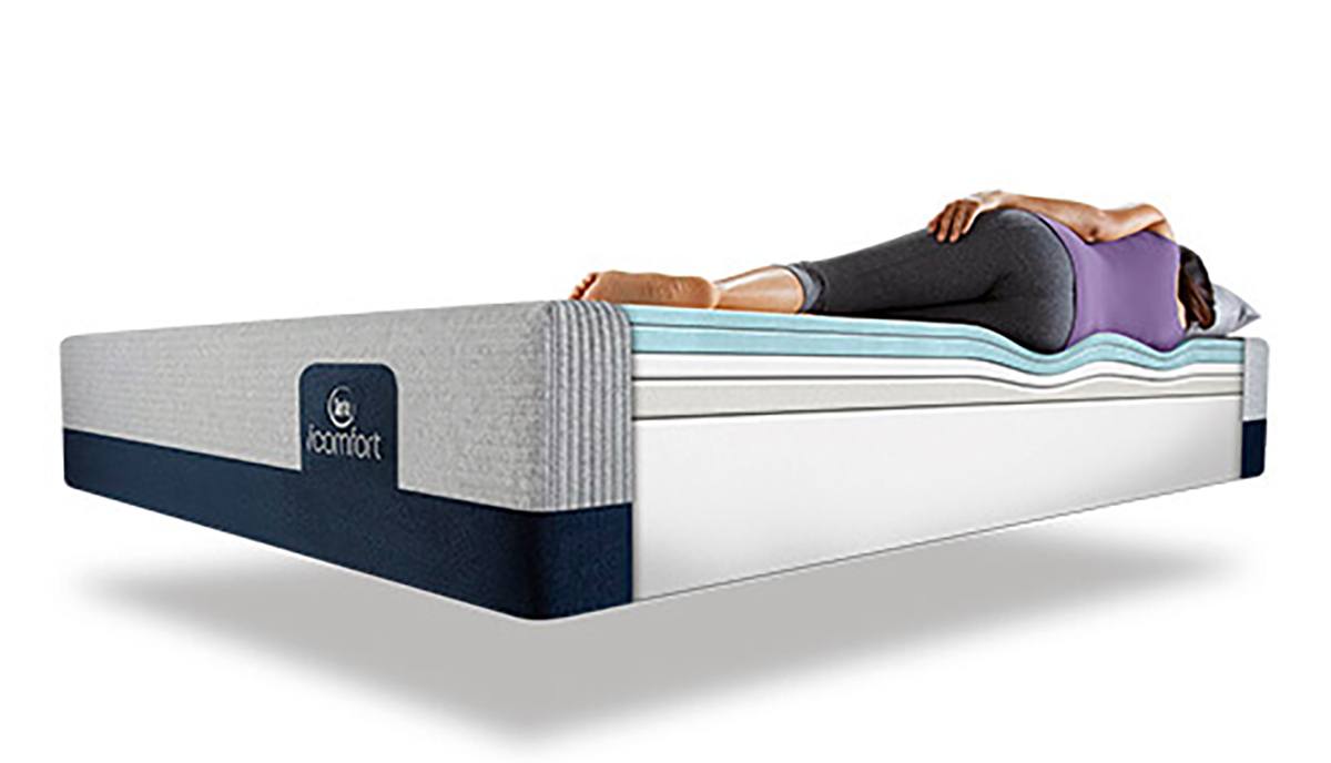 serta icomfort blue fusion 300 pillowtop queen mattress