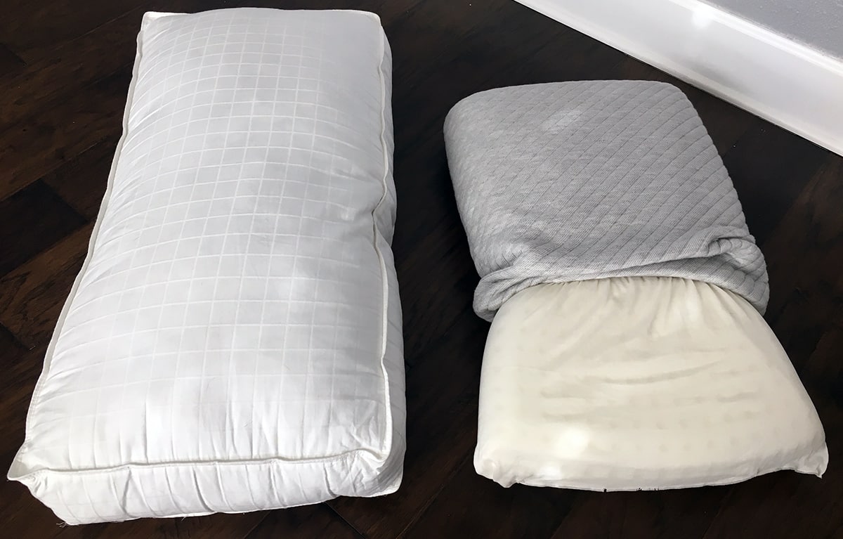 Beyond Down Gel Fiber vs Leesa Pillow