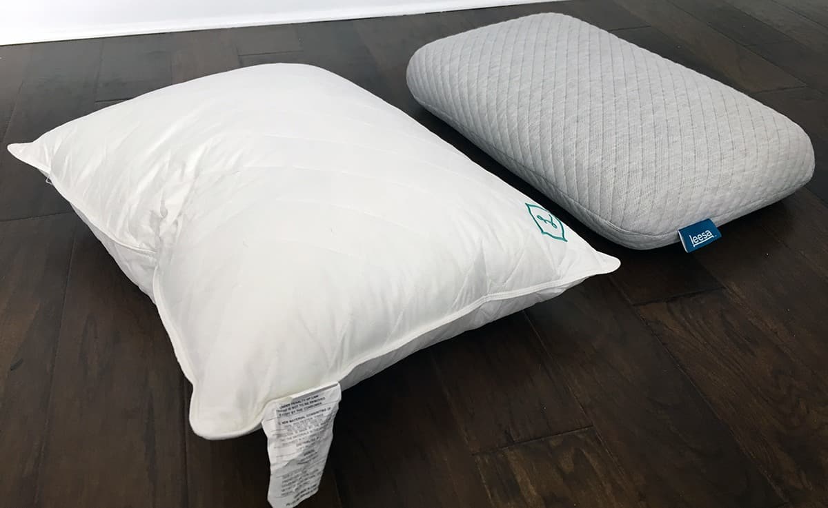 L Pillow vs Leesa Pillow Comparison