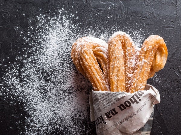 A box of sugary churros