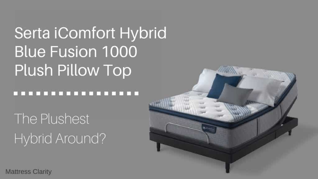 Serta blue fusion 1000 discount