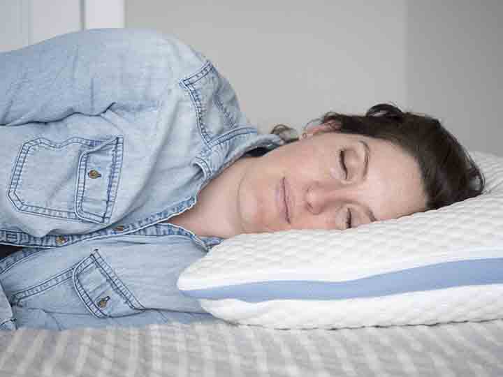 Helix + Helix Cool pillow review - side sleeping no insert