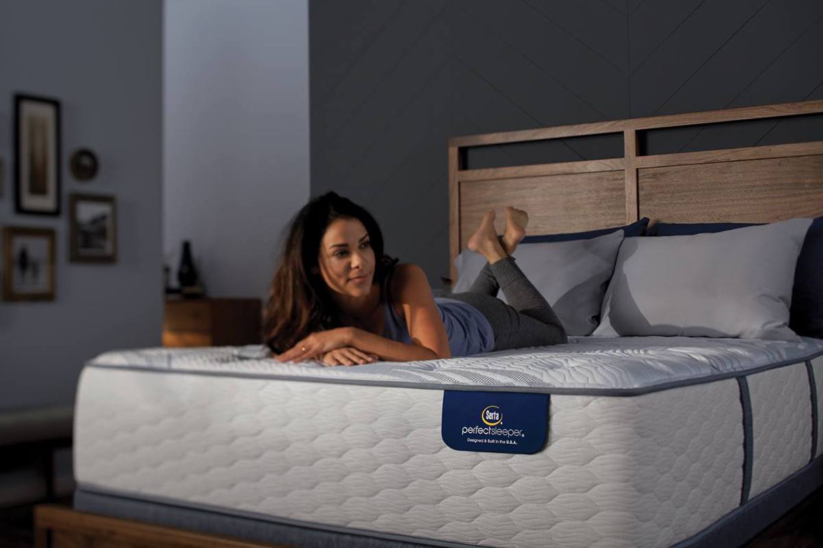 ...Mattress Serta Sleeper Luxury Hybrid Glenmoor SERTA Luxury Hybrid - Para...