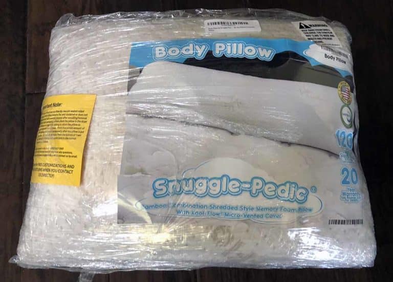 SnugglePedic Body Pillow Review (2022) Mattress Clarity