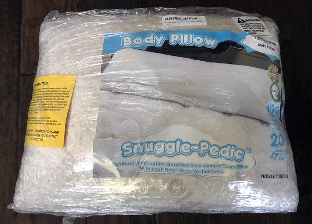 snuggle pedic pillow