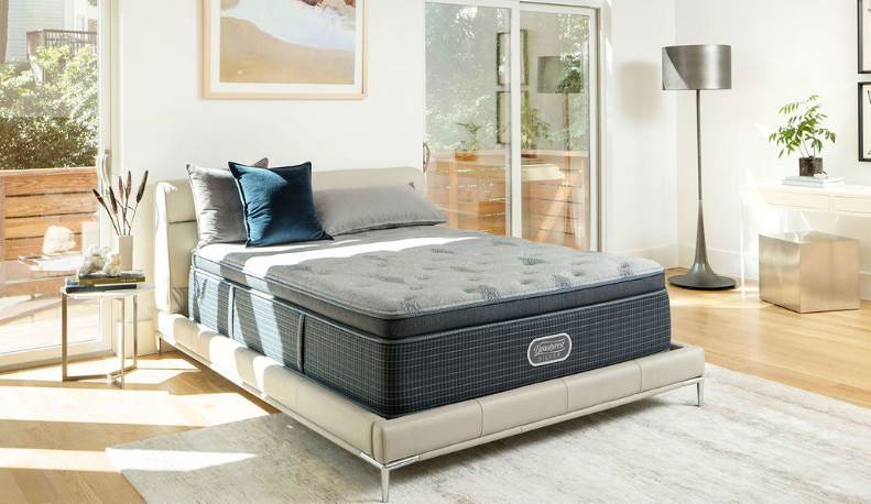 Beautyrest Silver Charcoal Coast Luxury Firm Pillow Top Mattress