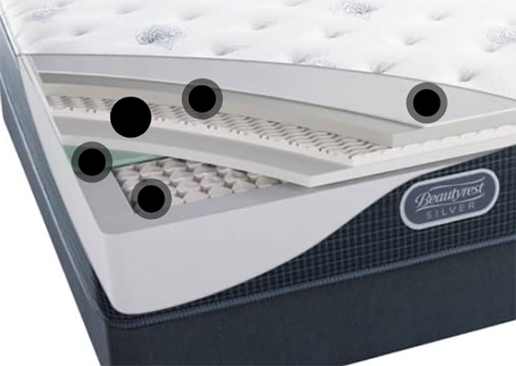 beautyrest silver open seas plush pillow top