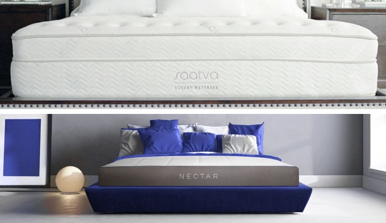 Tempurpedic Mattress Reviews >> Saatva Vs. Nectar Mattress Comparison - Innerspring Or Memory Foam? - Mattress Clarity Tempurpedic Mattress Reviews >> Saatva Vs. Nectar Mattress Comparison - Innerspring Or Memory Foam? - Mattress Clarity
