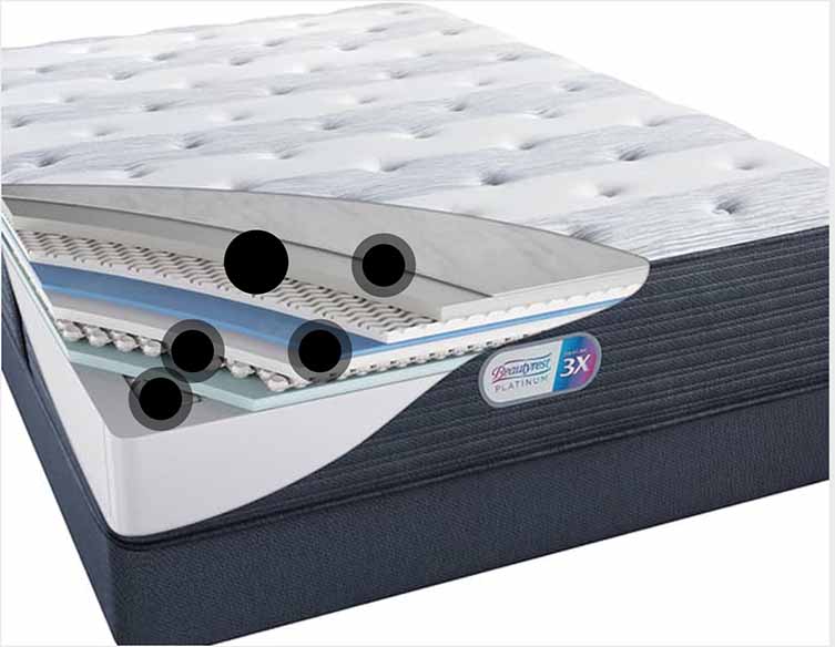 beautyrest platinum 3x king mattress