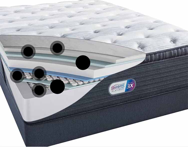 beautyrest platinum pillow top mattress