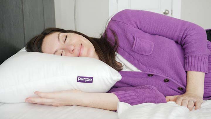 purple for side sleepers