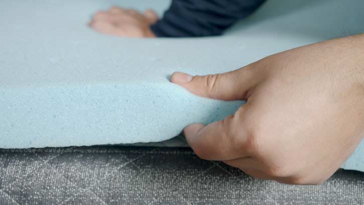 Lucid Memory Foam Mattress Topper Feel