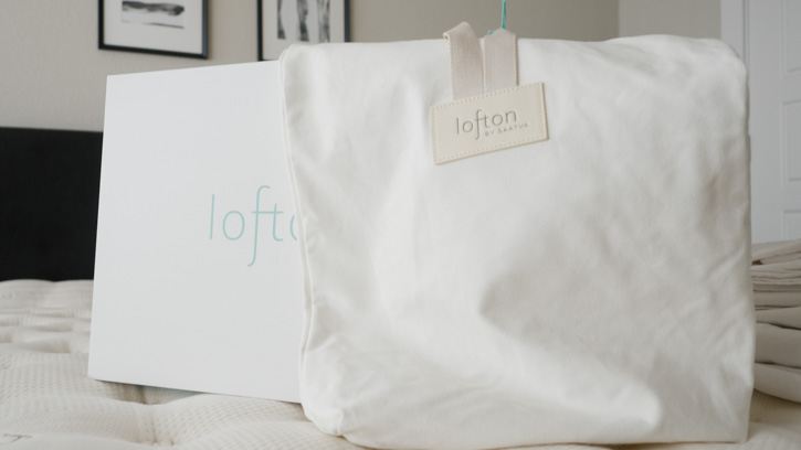 saatva sheets review canvas bag