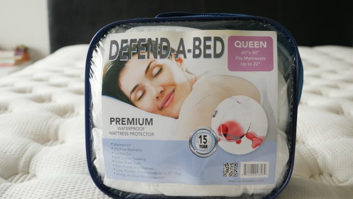 Defend-A-bed mattress protector package