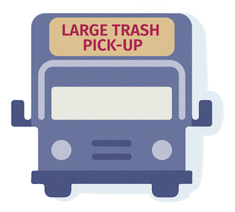 Truck For Large Trash Pick-Up