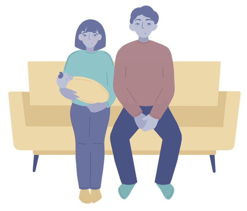 Couple struggles to sleep postpartum