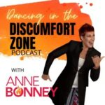 Dancing in the Discomfort Zone podcast logo