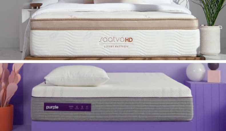 Saatva HD Vs. New Purple Mattress Comparison - Which Is The Best Mattress For You? - Mattress Clarity Saatva HD Vs. New Purple Mattress Comparison - Which Is The Best Mattress For You? - Mattress Clarity