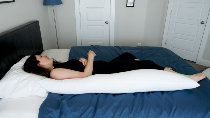 BioPEDIC Body Pillow Sleeping Positions