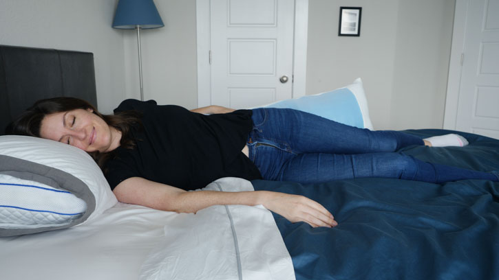 Mindful Design Body Pillow Sleeping Position