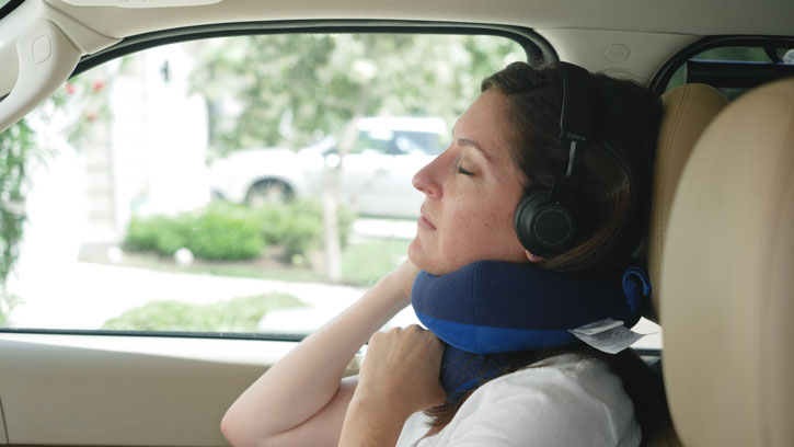 BCOZZY Travel Pillow Flat Back Feature