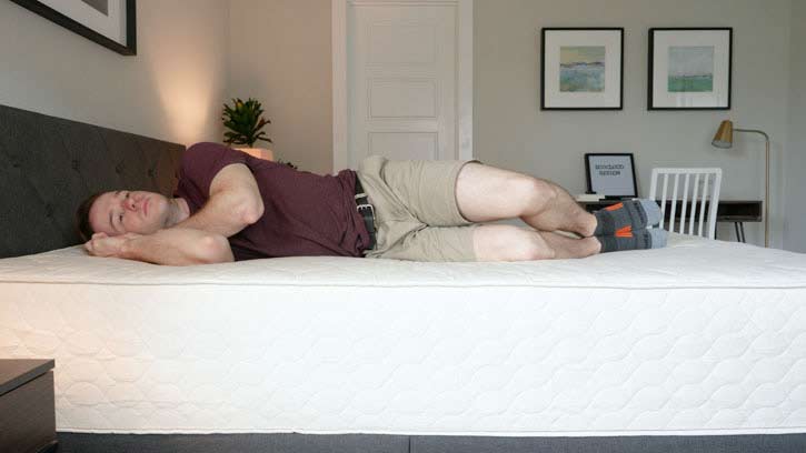 WinkBeds EcoCloud Side Sleeping