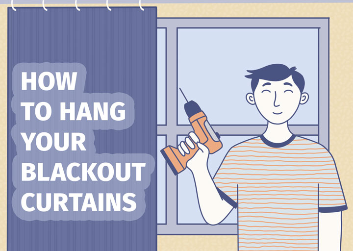 How To Hang Your Balckout Curtains