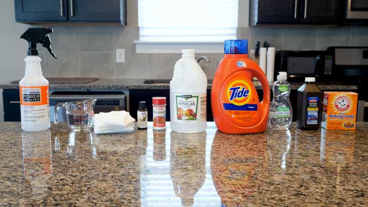 You can find most mattress stain removers in your pantry or nearby grocery store mattress stain remover supplies