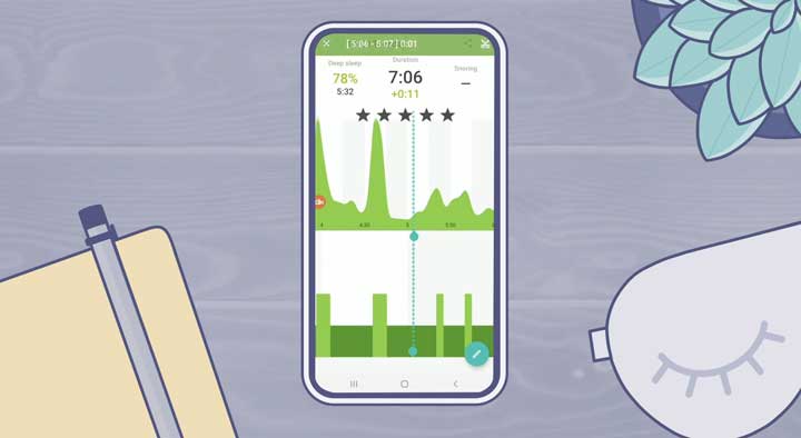 an image of a popular sleep app