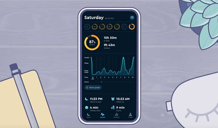 The Sleep Cycle Alarm Clock -- one of our best sleep apps for 2020